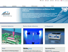 Tablet Screenshot of panacol.com